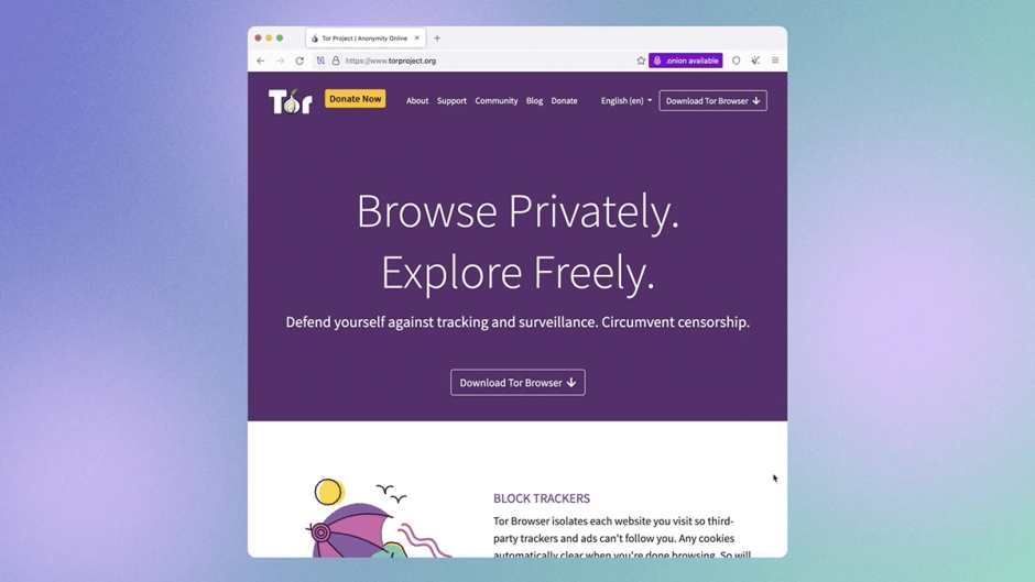 Preview of new Tor tutorial video